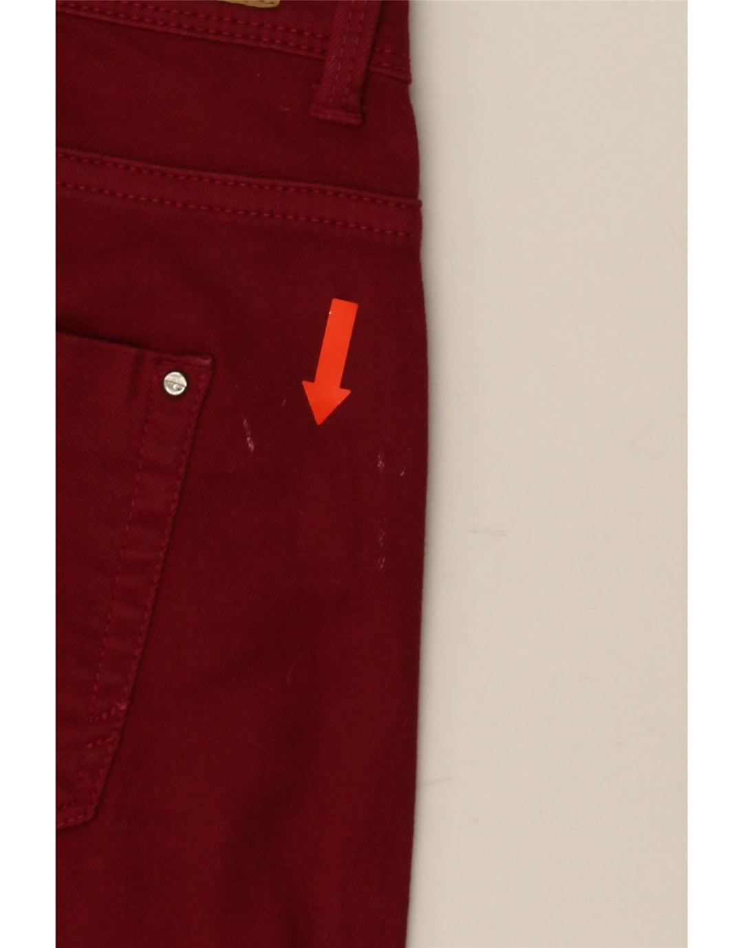 ZARA Womens Skinny Jeans EU 38 Small W28 L30 Red