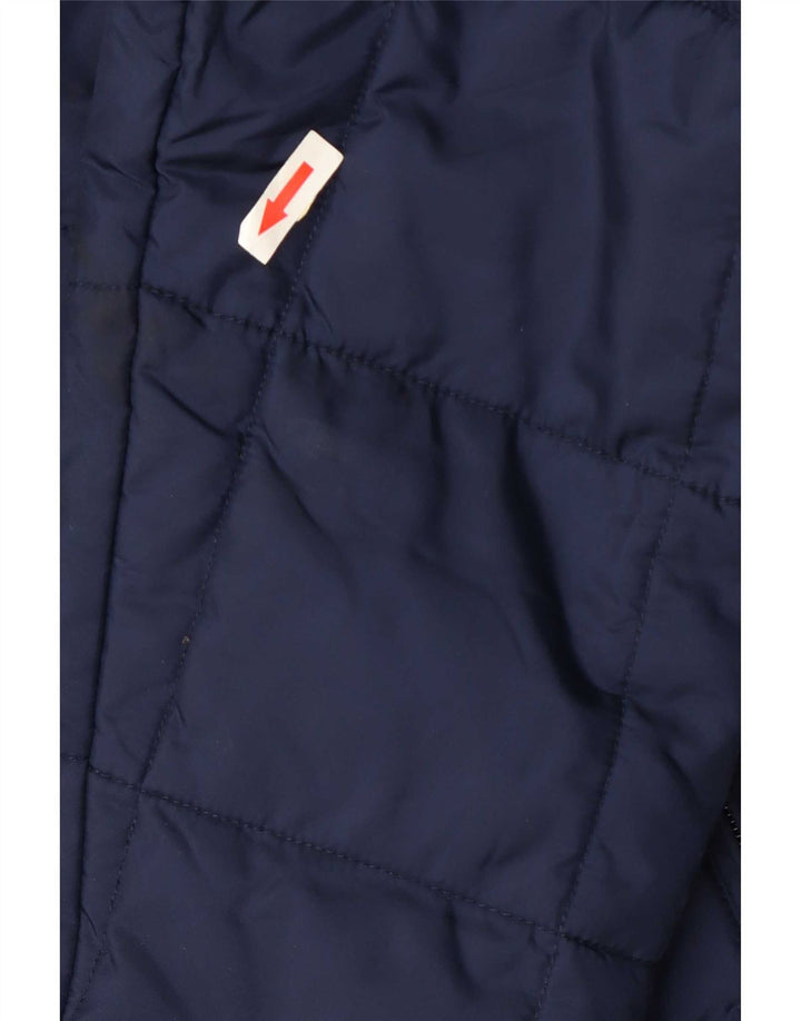 Fila Mens Padded Jacket UK 38 Medium Navy Blue Polyamide
