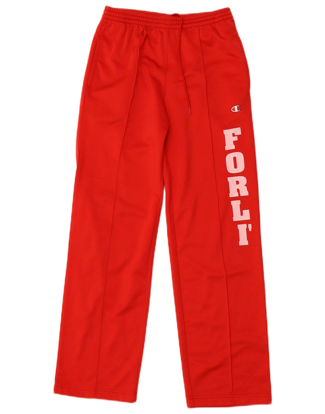 CHAMPION Boys Graphic Tracksuit Trousers 11-12 Years  Red Polyester