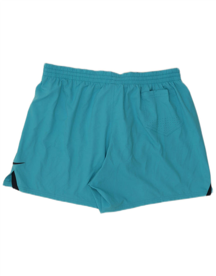NIKE Mens Sport Shorts 2XL  Blue Polyester