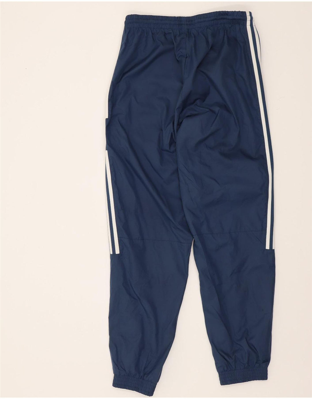 Adidas Mens Tracksuit Trousers Joggers Medium Navy Blue Polyester