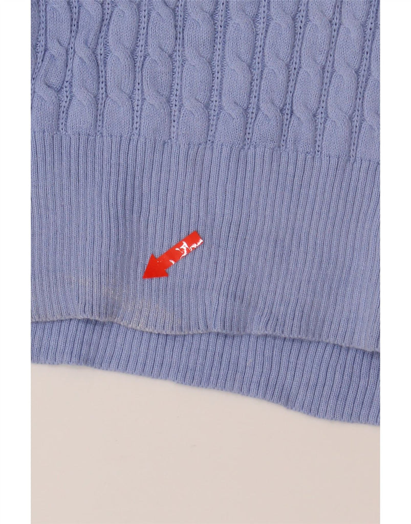 EDDIE BAUER Womens Boat Neck Jumper Sweater UK 18 XL Blue Cotton Vintage Eddie Bauer and Second-Hand Eddie Bauer from Messina Hembry 