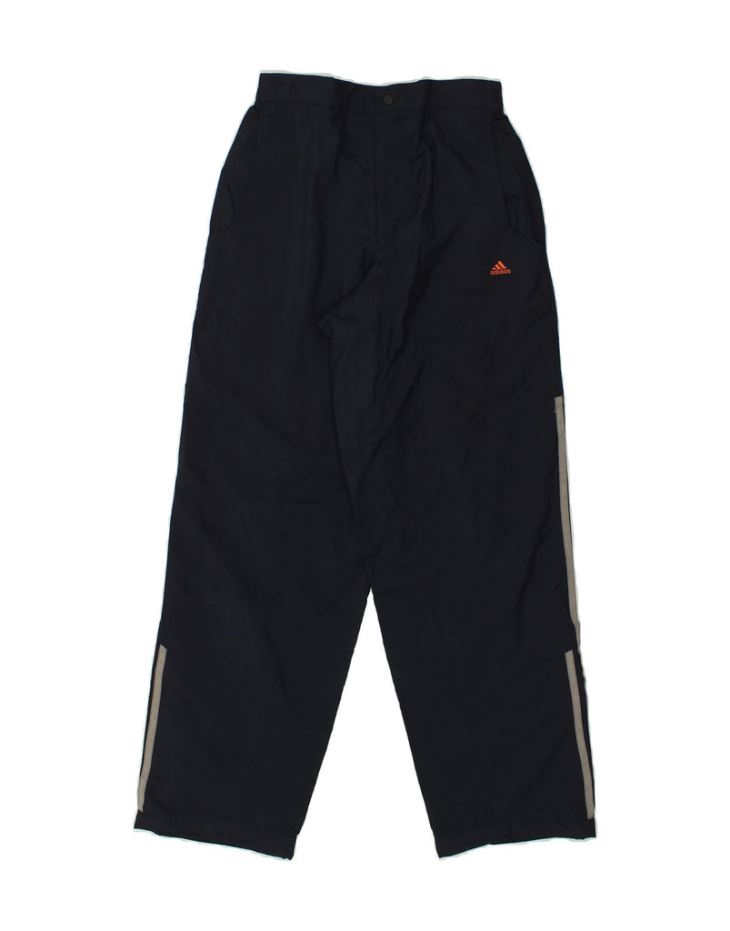 ADIDAS Mens Tracksuit Trousers XS W26 L31  Navy Blue Polyester | Vintage Adidas | Thrift | Second-Hand Adidas | Used Clothing | Messina Hembry 