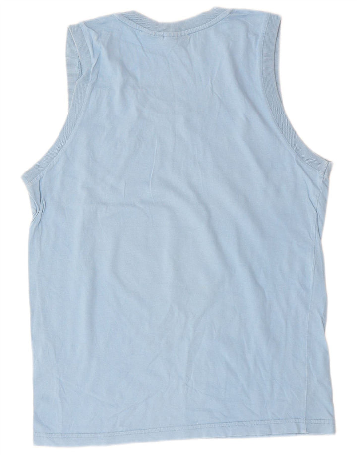 FILA Mens Vest Top Medium Blue Cotton