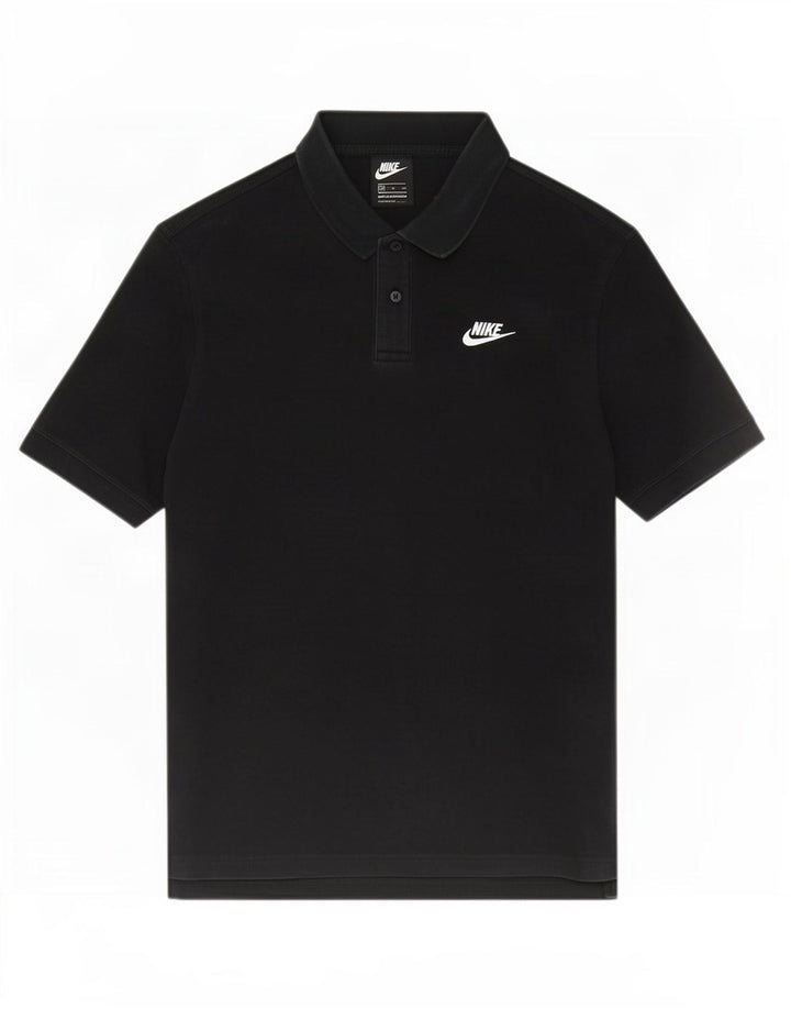 Nike Mens Polo Shirt XL Black Cotton