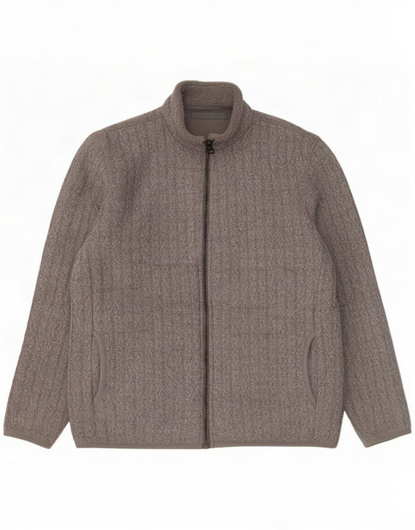 Marks & Spencer Mens Cardigan Sweater Large Grey Acrylic