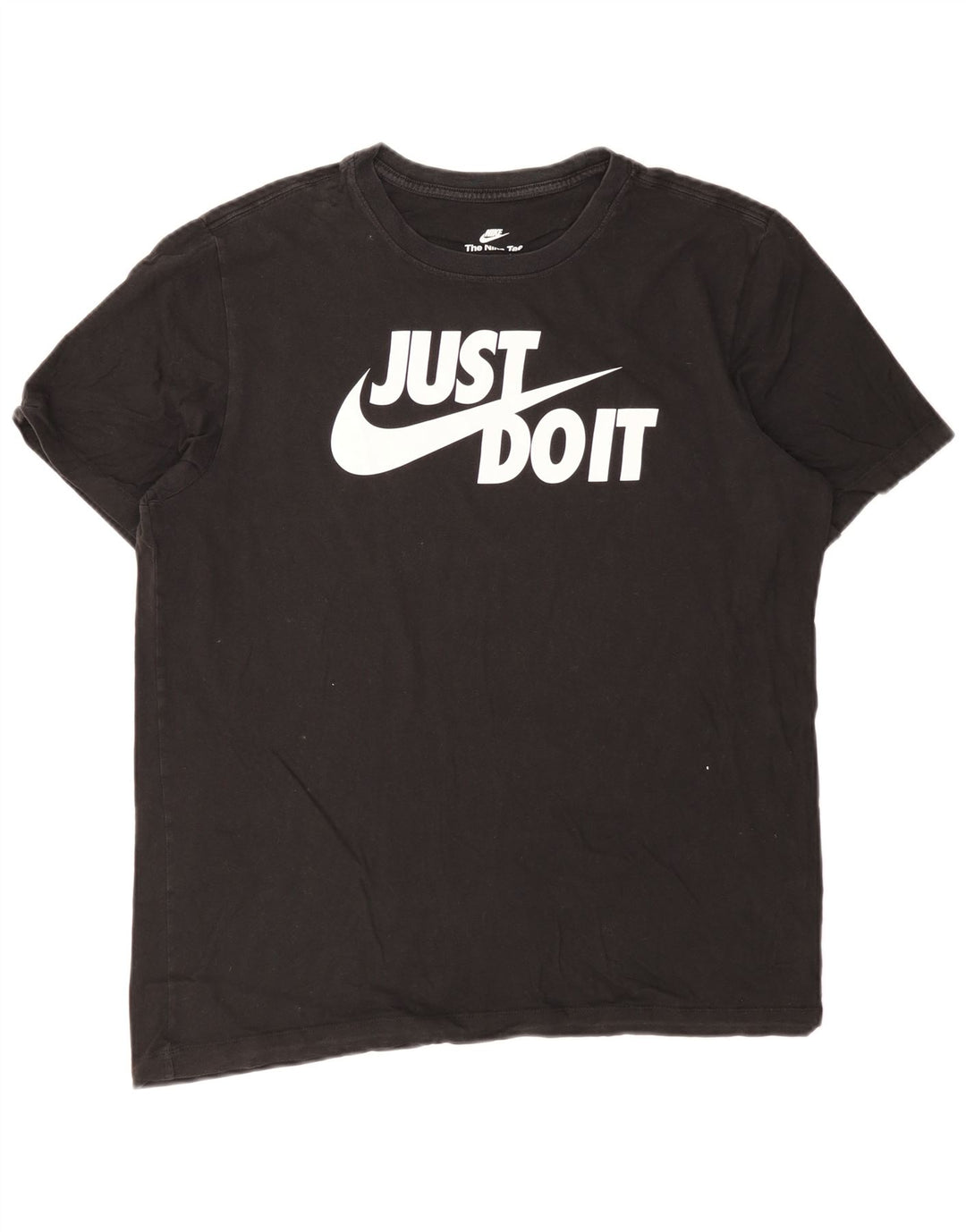 Nike Mens Graphic T-Shirt Top Large Black Cotton