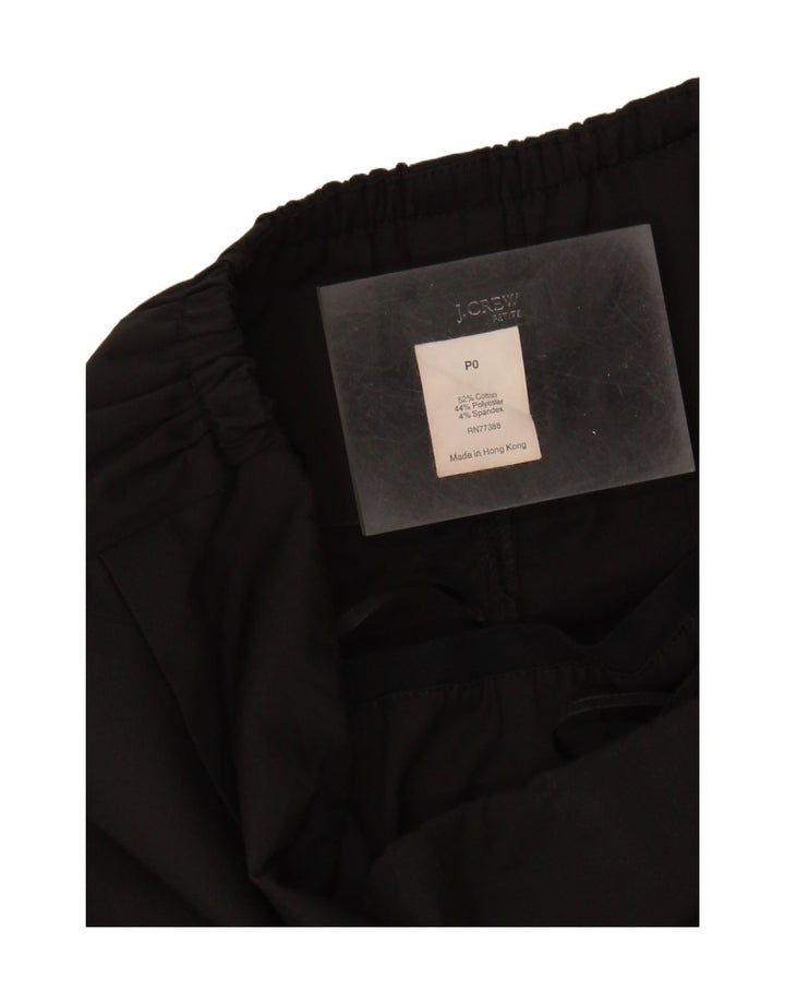 J. Crew Womens Strapless Dress US 0 XS Black Cotton