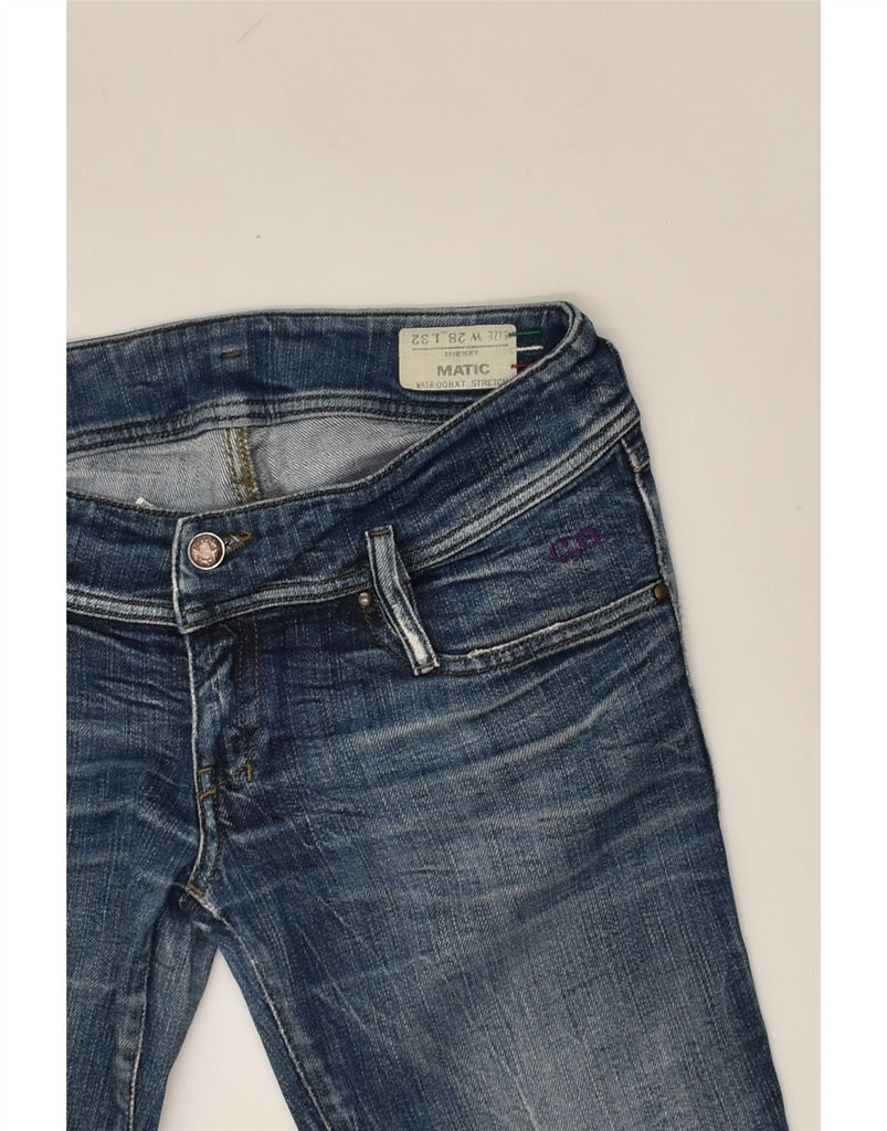 DIESEL Womens Slim Jeans W28 L27 Blue Cotton | Vintage Diesel | Thrift | Second-Hand Diesel | Used Clothing | Messina Hembry 