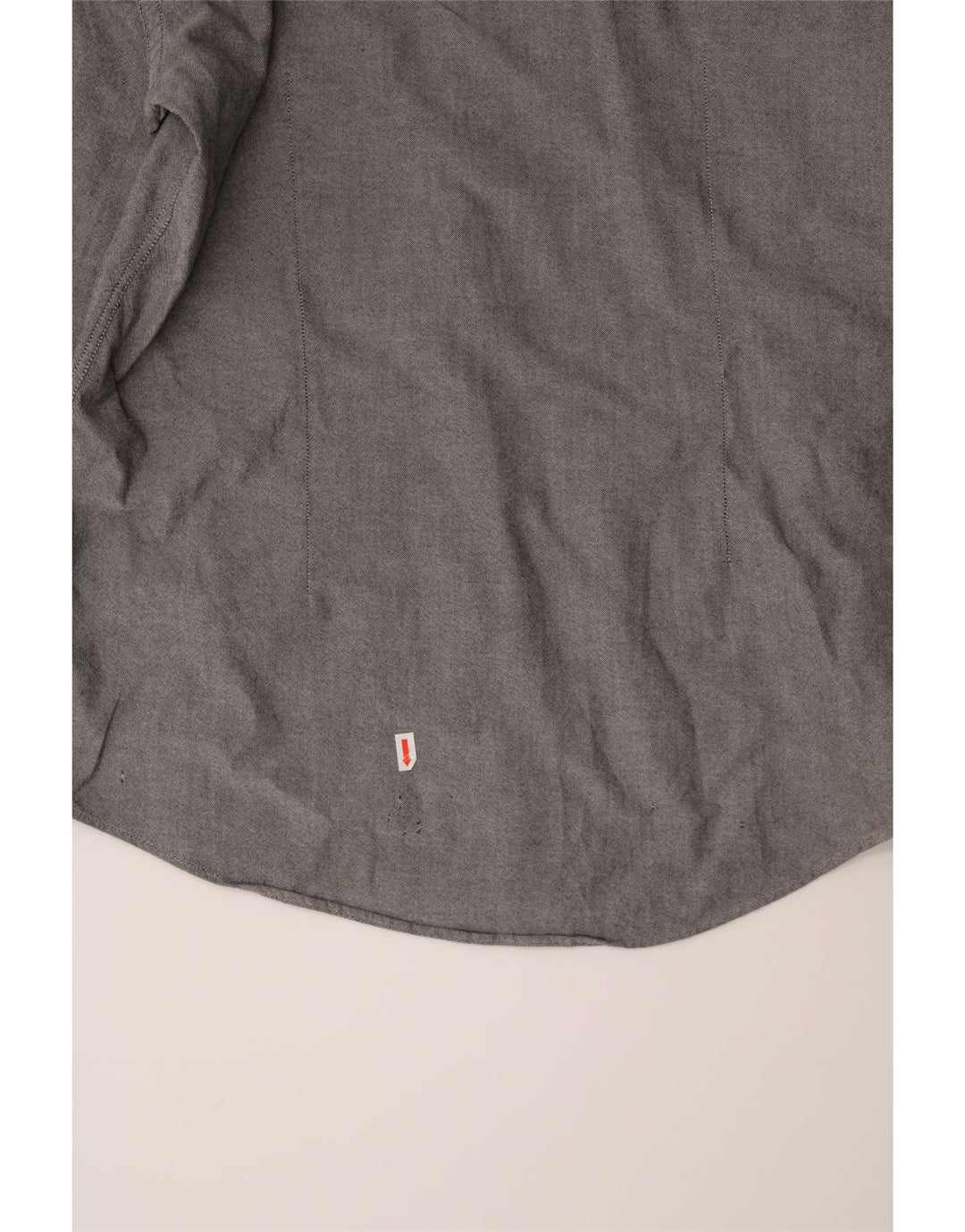 ZARA Mens Slim Fit Shirt Large Grey Cotton Vintage Zara and Second-Hand Zara from Messina Hembry 
