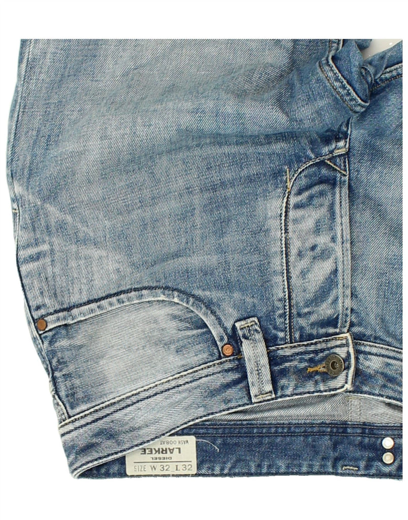 DIESEL Mens Larkee Straight Jeans W32 L32 Blue Cotton | Vintage Diesel | Thrift | Second-Hand Diesel | Used Clothing | Messina Hembry 