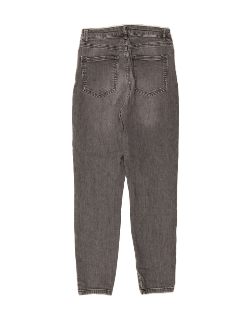 MINT VELVET Womens Slim Jeans UK 10 Small W26 L26 Grey Cotton Vintage MINT VELVET and Second-Hand MINT VELVET from Messina Hembry 