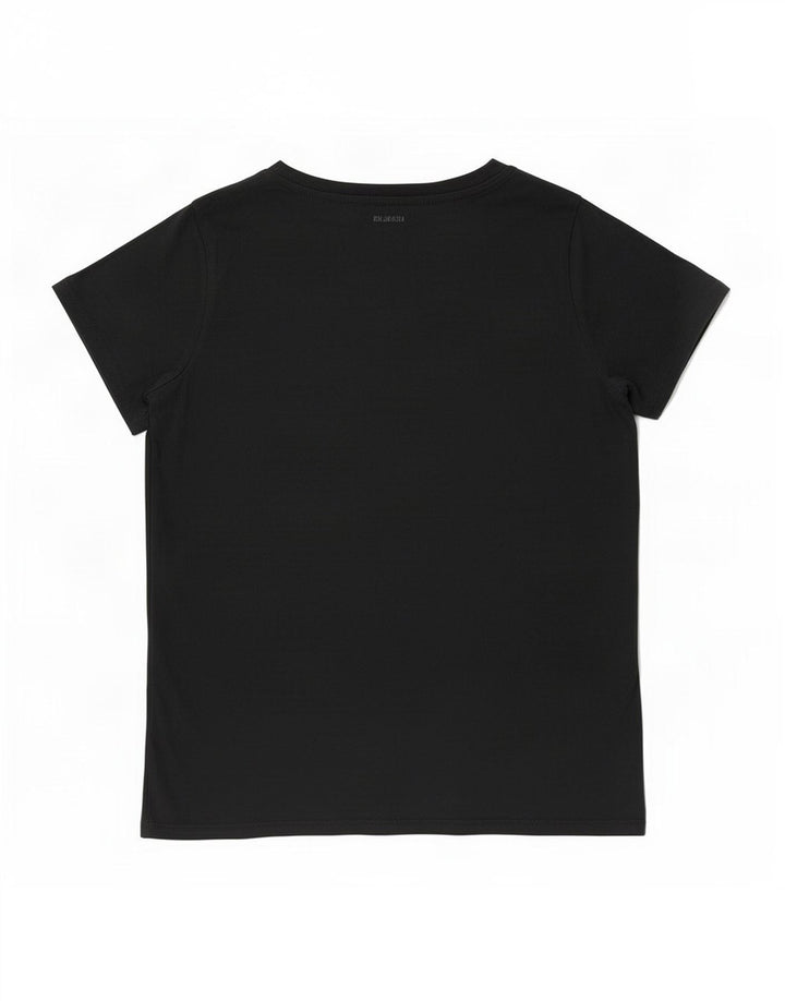 Levi's Womens T-Shirt Top UK 14 Medium Black Cotton
