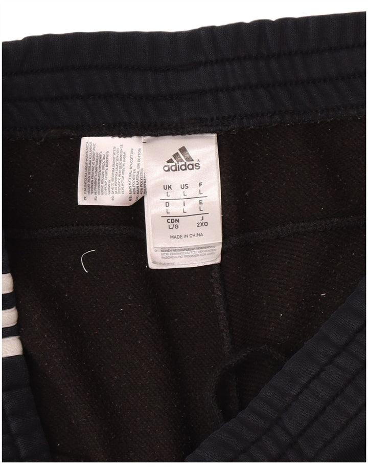 Adidas Mens Tracksuit Trousers Joggers Large Navy Blue Cotton