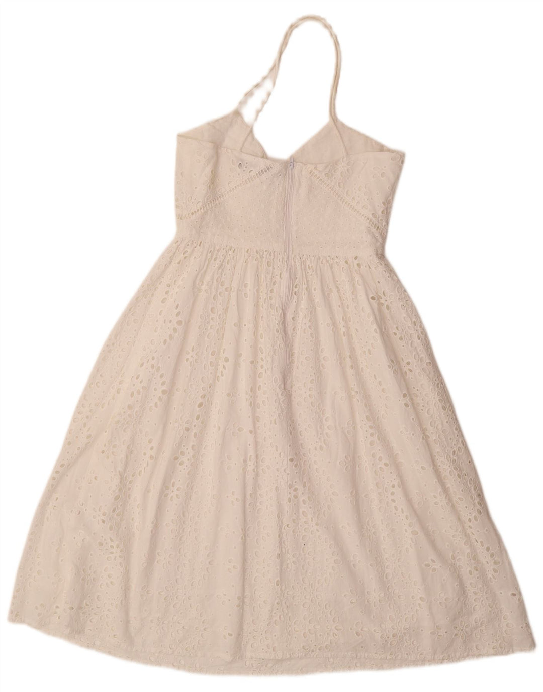 ZARA Womens Sundress UK 6 XS White Cotton