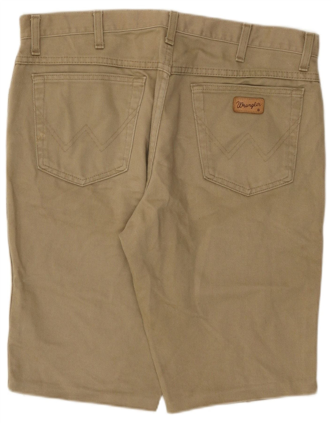 Wrangler Mens Texas Denim Shorts W36 Large Beige Cotton