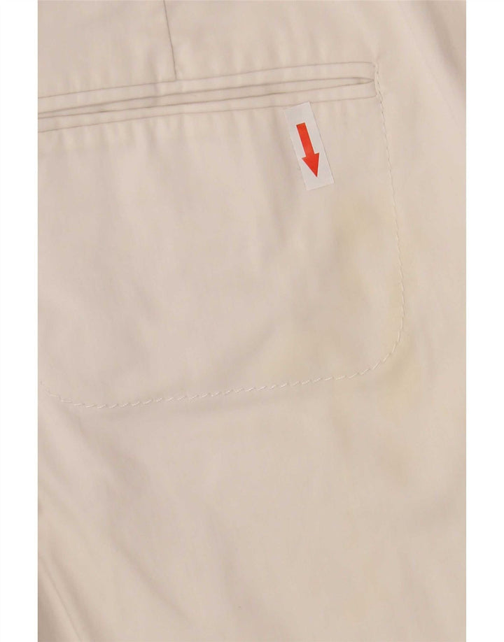 Max Mara Womens Straight Cropped Trousers W30 L24 White