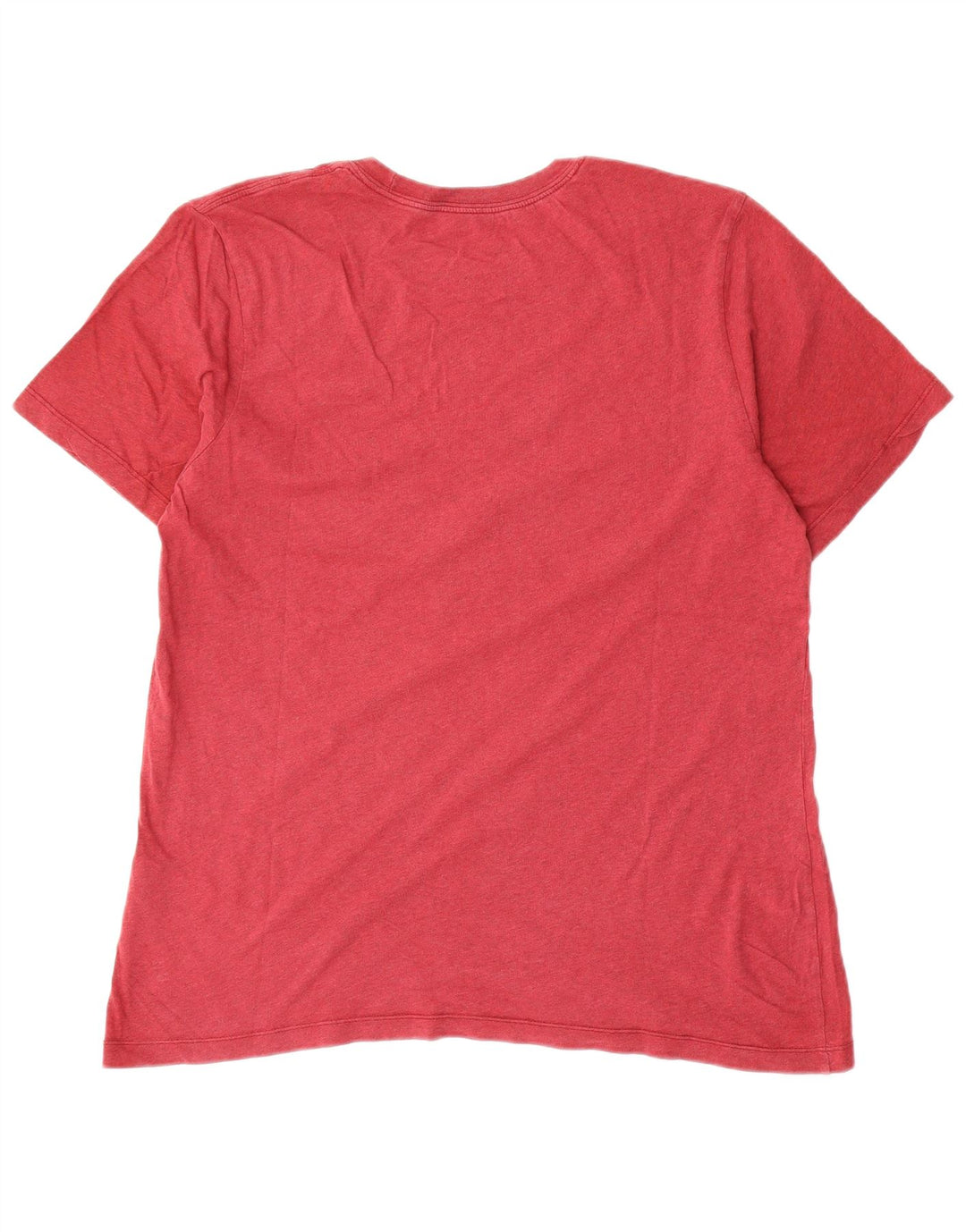 Nike Mens T-Shirt Top Large Red Cotton