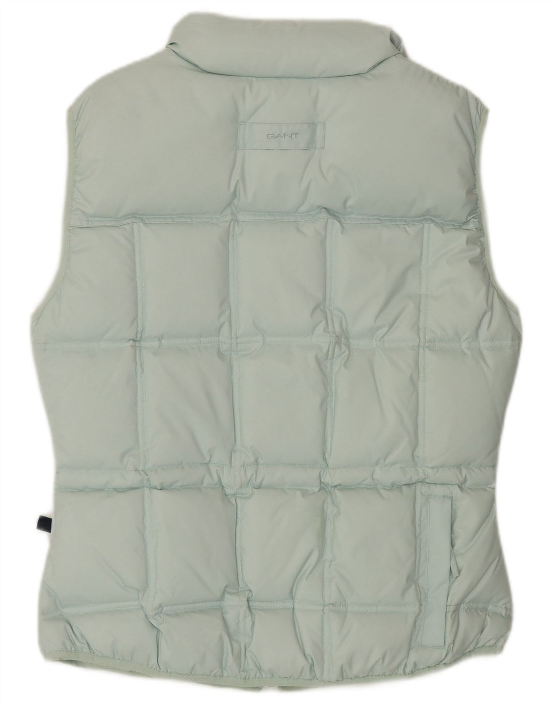 GANT Womens Padded Gilet UK 14 Medium Turquoise Polyester