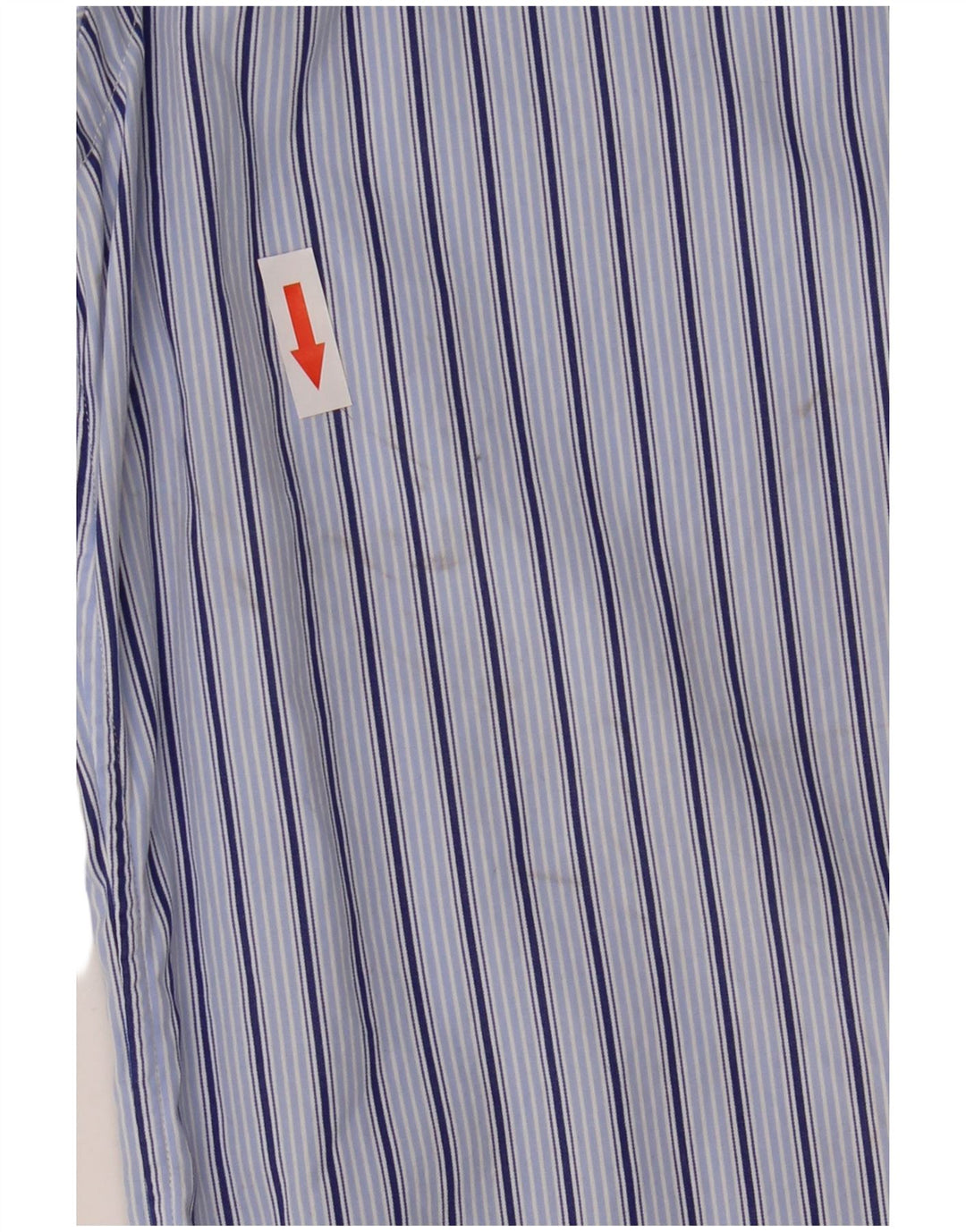 Polo Ralph Lauren Mens Shirt Medium Blue Striped Cotton