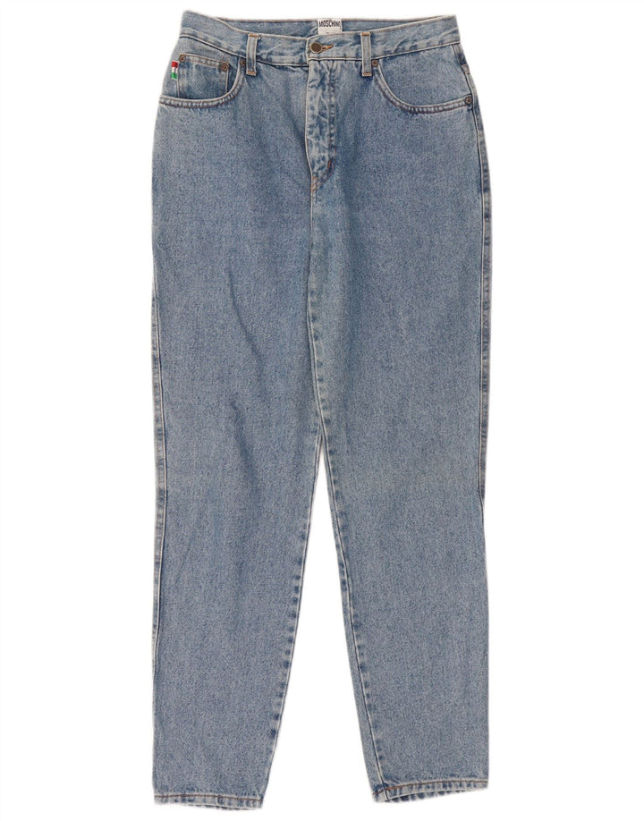 Moschino Womens Tapered Jeans W28 L30 Blue