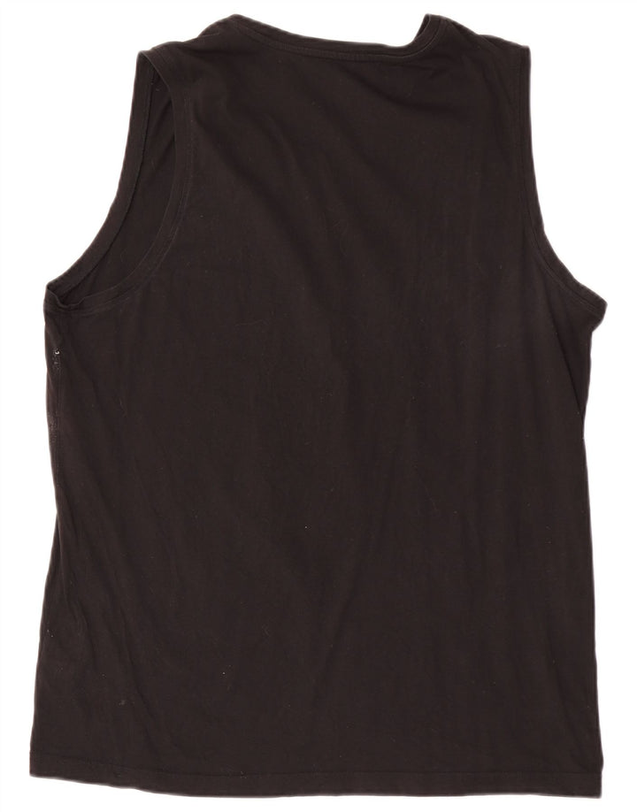Puma Mens Graphic Vest Top XL Black Cotton