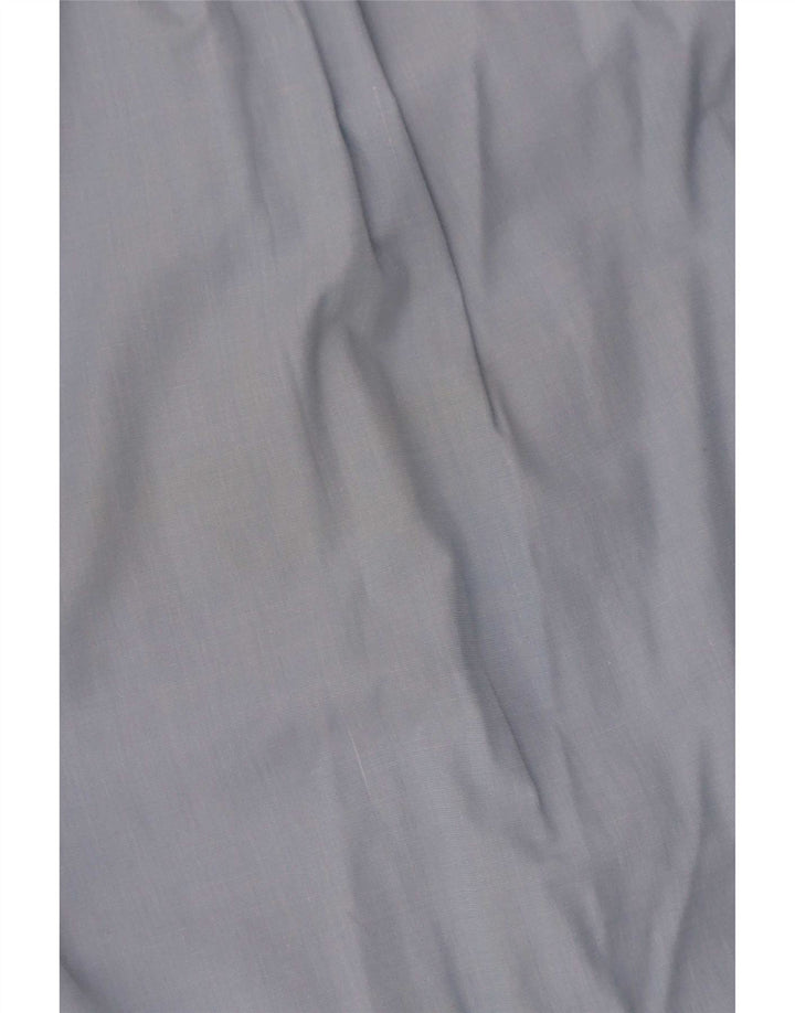 Calvin Klein Mens Regular Fit Shirt Size 16 Large Blue Cotton