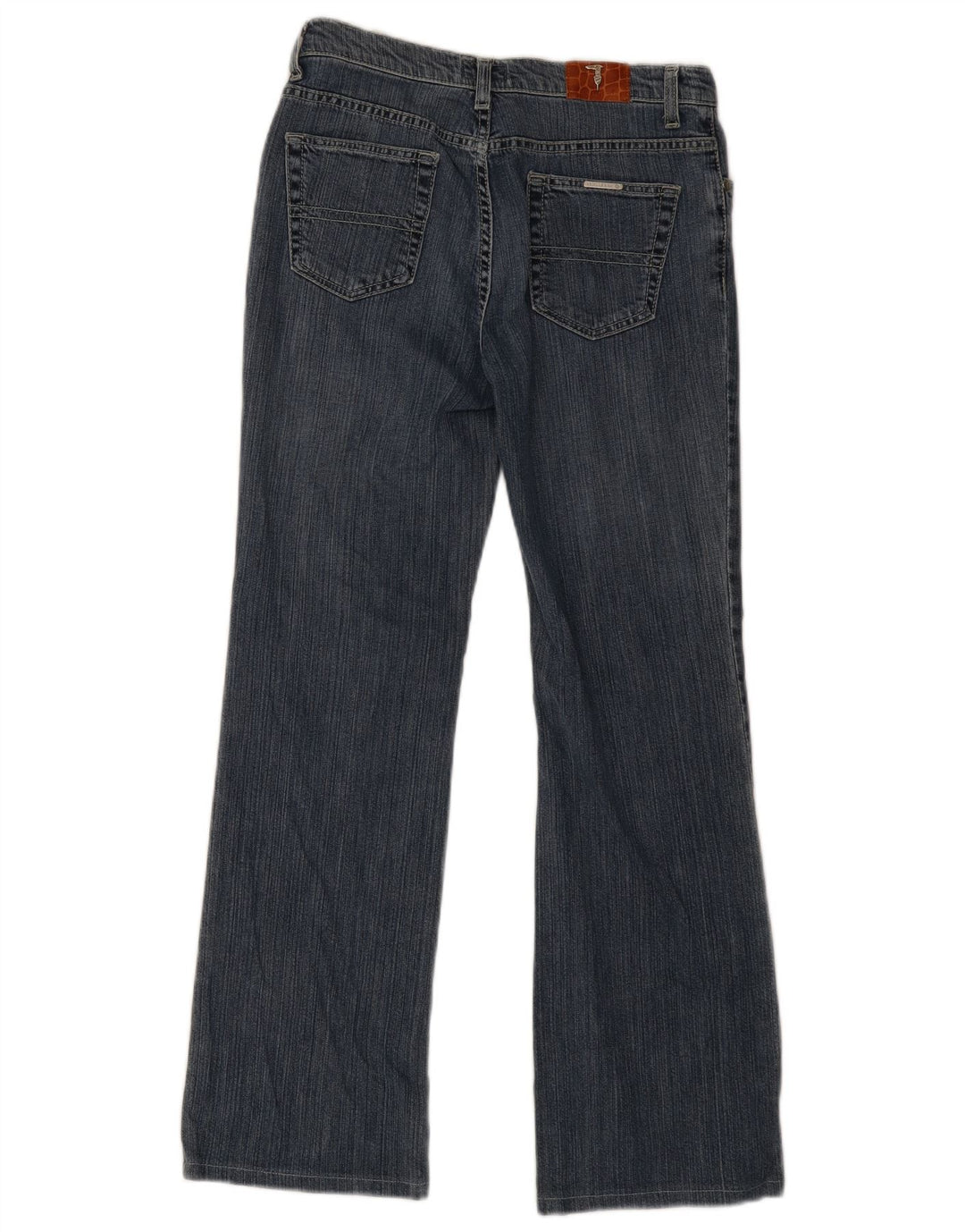 TRUSSARDI Womens Bootcut Jeans W27 L29 Blue Cotton