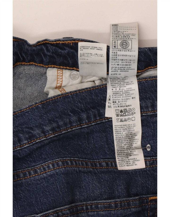 Levi's Mens 502 Tapered Jeans W36 L30 Blue Cotton