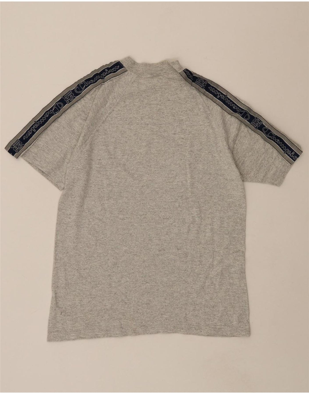 CHAMPION Mens Graphic T-Shirt Top Small Grey Flecked Cotton Vintage Champion and Second-Hand Champion from Messina Hembry 