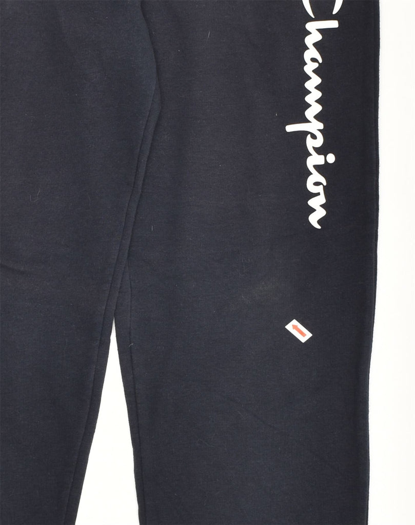 CHAMPION Boys Tracksuit Trousers Joggers 11-12 Years Large  Navy Blue | Vintage Champion | Thrift | Second-Hand Champion | Used Clothing | Messina Hembry 