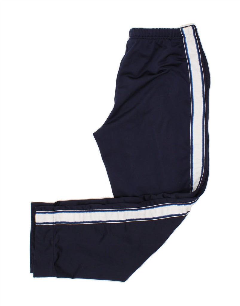 SERGIO TACCHINI Mens Tracksuit Trousers IT 50 Medium Navy Blue | Vintage Sergio Tacchini | Thrift | Second-Hand Sergio Tacchini | Used Clothing | Messina Hembry 