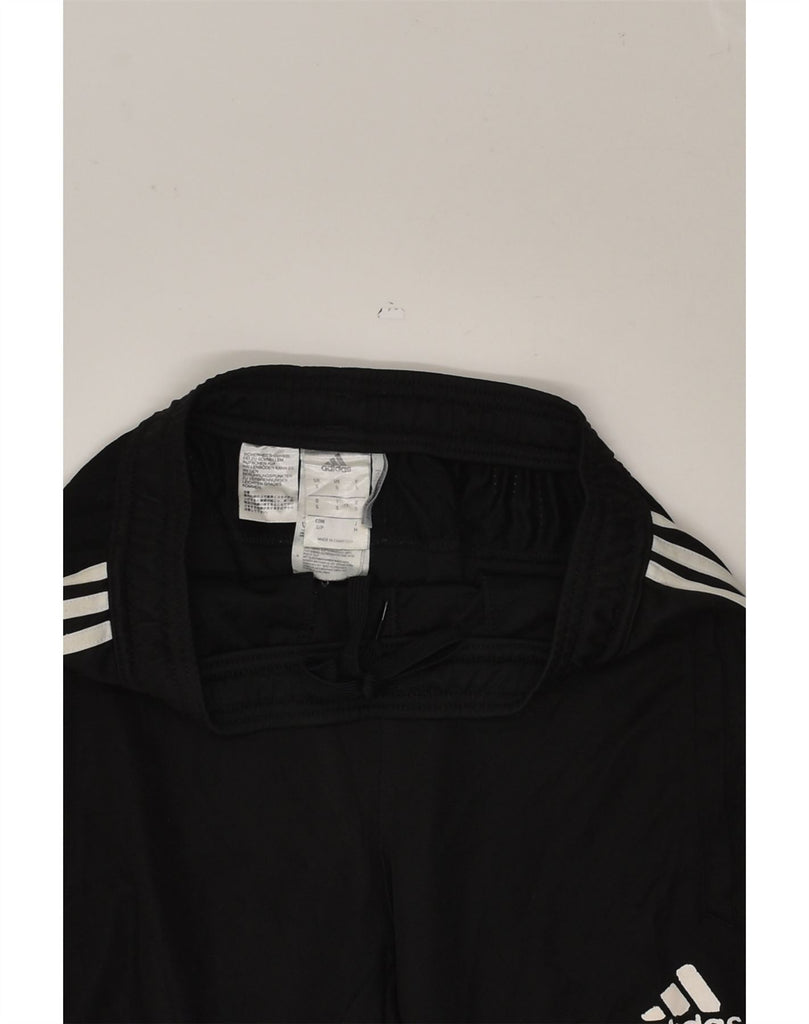 ADIDAS Mens Tracksuit Trousers Small Black Polyester | Vintage Adidas | Thrift | Second-Hand Adidas | Used Clothing | Messina Hembry 