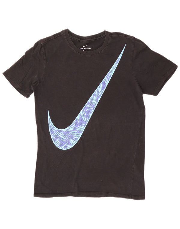 Nike Mens Athletic Cut Graphic T-Shirt Top Small Black Cotton