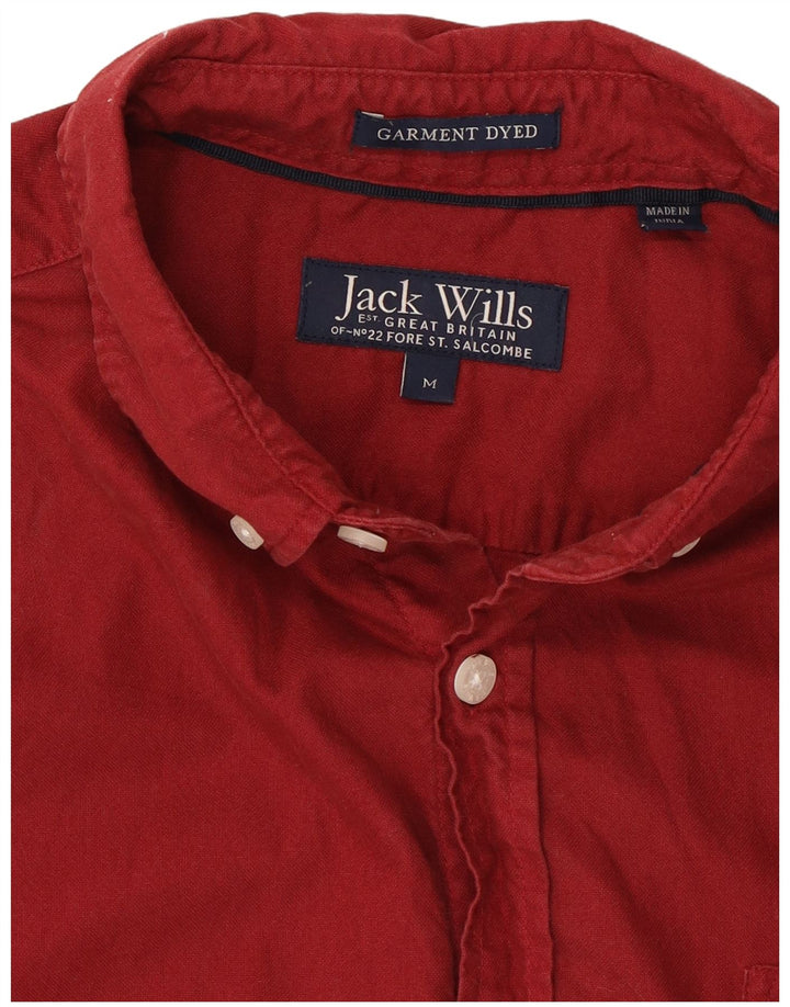 Jack Wills Mens Shirt Medium Red