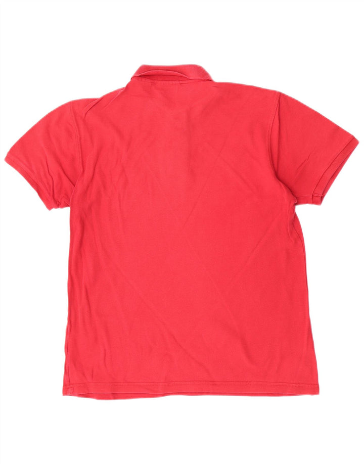 Fila Mens Polo Shirt Medium Red Cotton