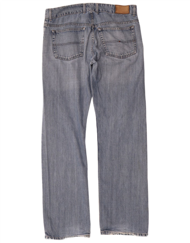Tommy Hilfiger Mens Straight Jeans W34 L36 Blue