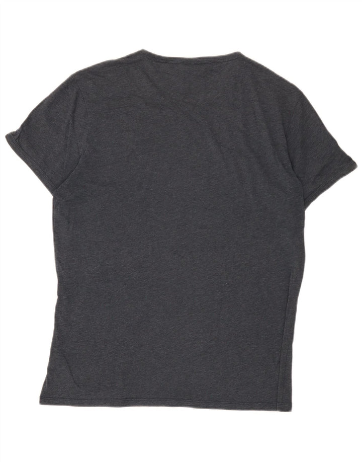 G-Star Mens T-Shirt Top Large Navy Blue Cotton
