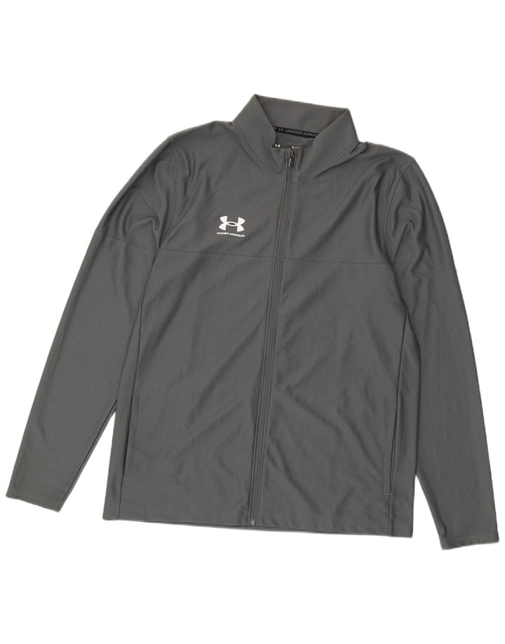 Under Armour Mens Fitted Tracksuit Top Jacket XL Grey