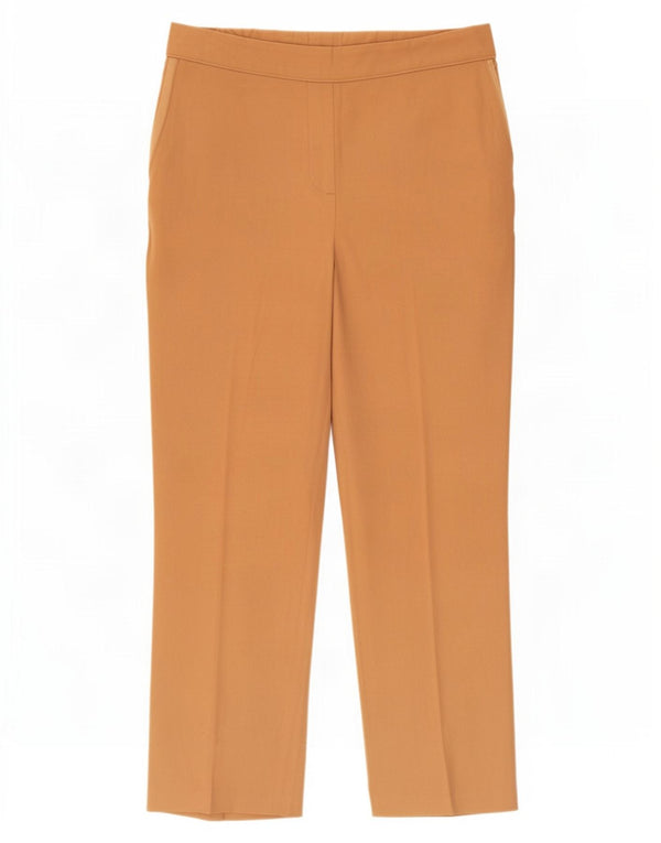 Marks & Spencer Womens Classic Chino Trousers UK 10 Small W30 L25 Beige