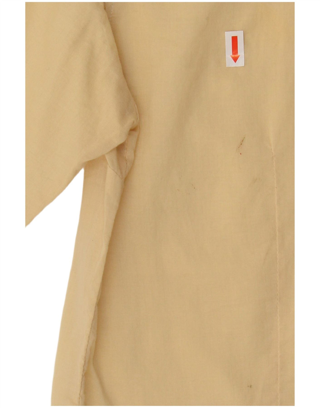 Murphy & Nye Womens 3/4 Sleeve Pullover Shirt UK 14 Medium Yellow Cotton