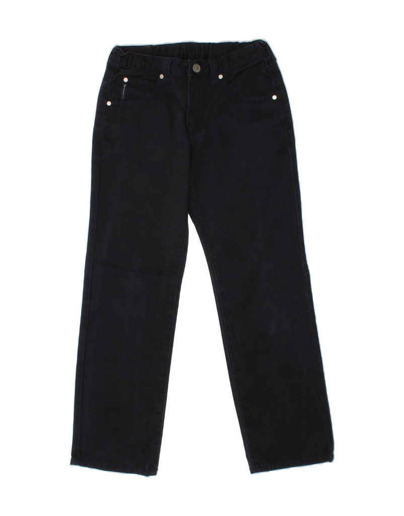 ARMANI Boys Straight Jeans 7-8 Years W22 L24 Navy Blue Cotton Vintage Armani and Second-Hand Armani from Messina Hembry 