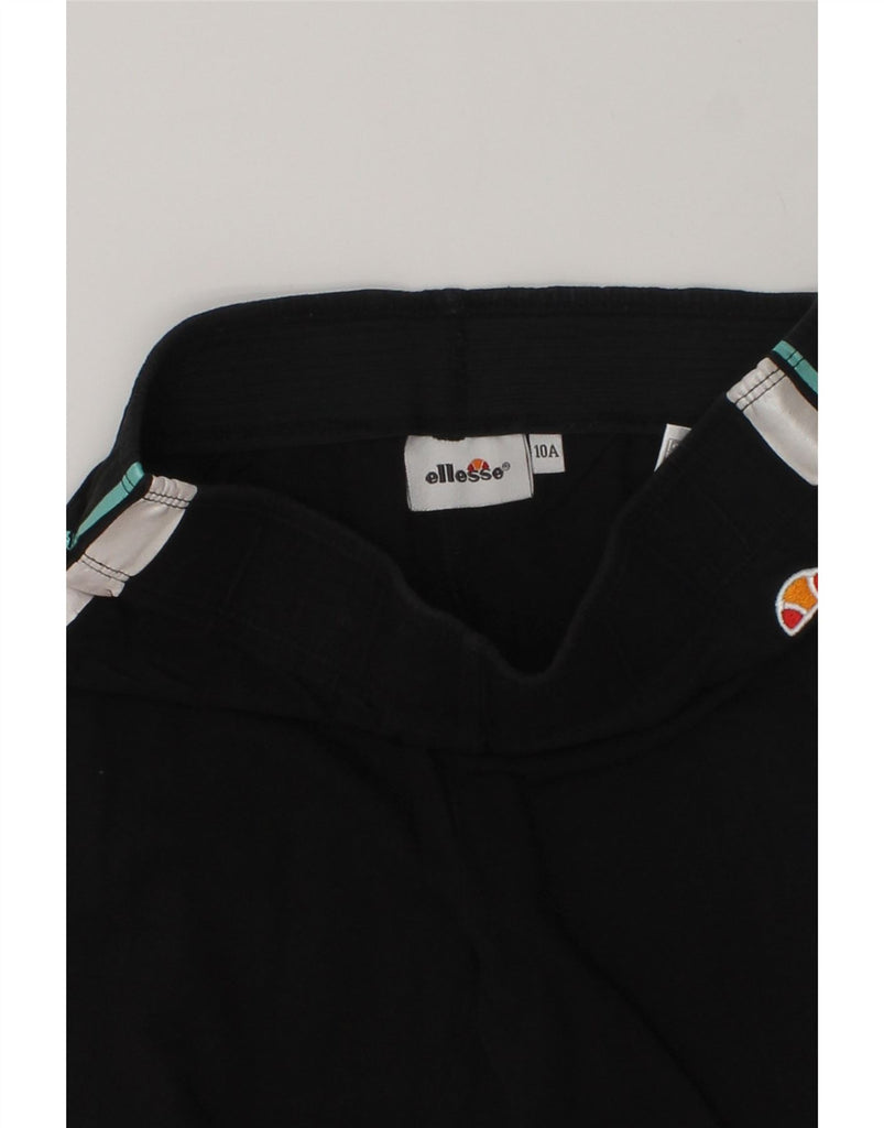 ELLESSE Girls Leggings 9-10 Years Black Cotton | Vintage Ellesse | Thrift | Second-Hand Ellesse | Used Clothing | Messina Hembry 