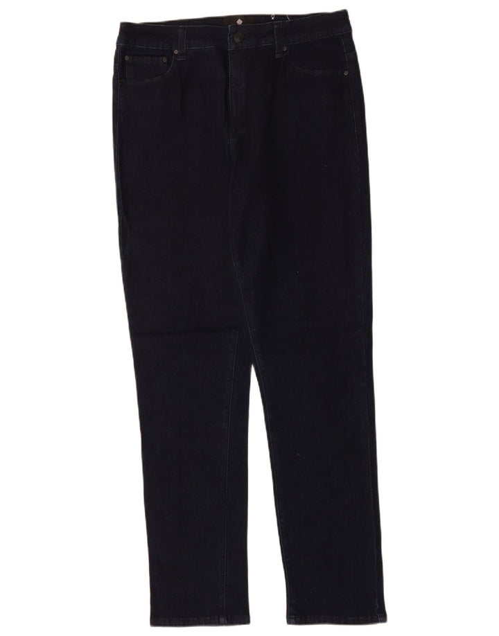 JIGSAW Womens Slim Jeans UK 14 Large W32 L31 Navy Blue