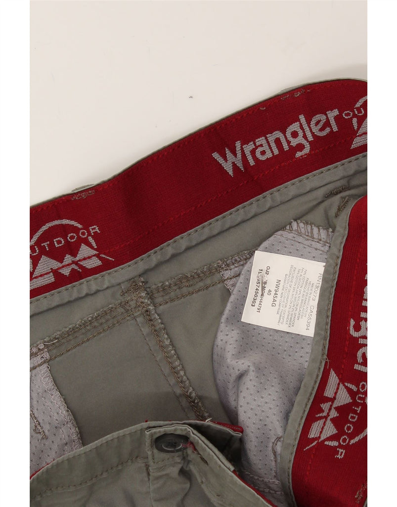 WRANGLER Mens Chino Shorts W40 XL Grey Cotton Vintage Wrangler and Second-Hand Wrangler from Messina Hembry 