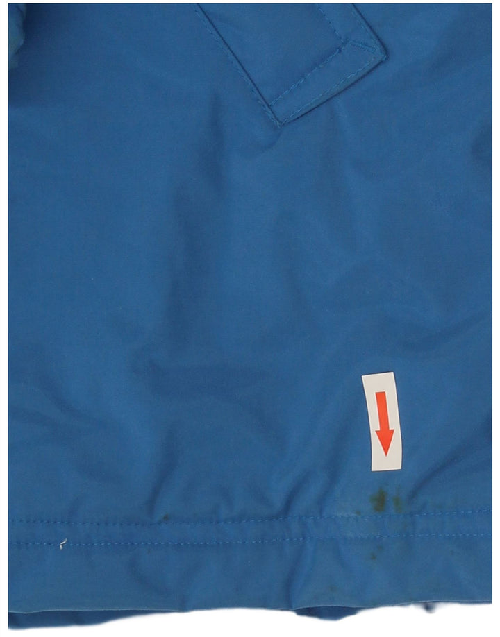 Reebok Mens Hooded Loose Fit Windbreaker Jacket UK 38 Medium Blue Polyamide