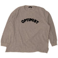 Marks & Spencer Womens Graphic Sweatshirt Jumper UK 18 XL Grey Flecked