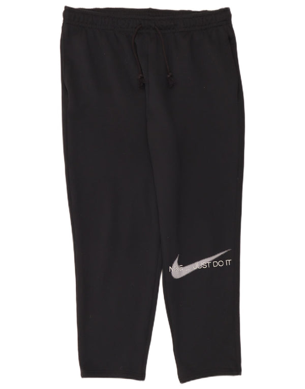 Nike Mens Therma-Fit Graphic Tracksuit Trousers XL Black Polyester