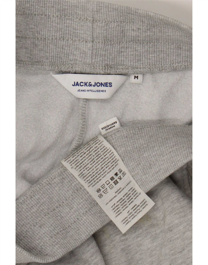 Jack & Jones Mens Tracksuit Trousers Joggers Medium Grey Flecked Cotton