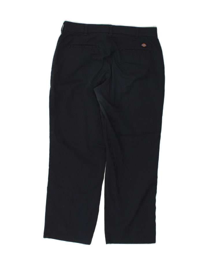 DICKIES Womens Straight Chino Trousers US 8 Medium W30 L27 Navy Blue Vintage Dickies and Second-Hand Dickies from Messina Hembry 